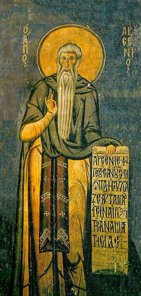 Преподобный Арсений Великий, автор: Unknown author, 12th century