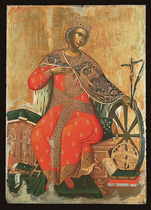 St. Catherine of Alexandria, by Victor of Crete, 1650-1700