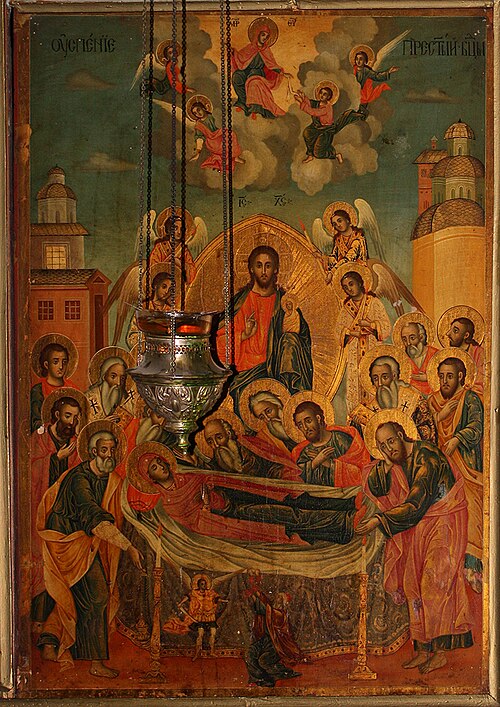 Dormition of the Theotokos: August 15, by unknown painter; photographer: Edal Anton Lefterov, 2011-05-17