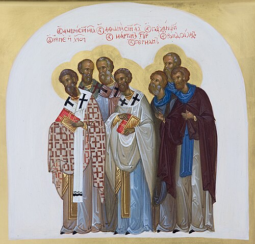 St. Irenaeus of Lyon (c. 130-202), by Unknown author, 21st century