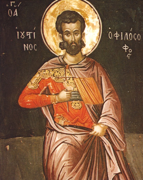 St. Justin Martyr (c. 100-165), by Theophanes the Cretan, between 1545 and 1546