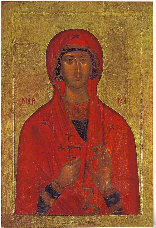 Sfânta Mare Muceniță Marina, de Anonymous icon painter, 15th century