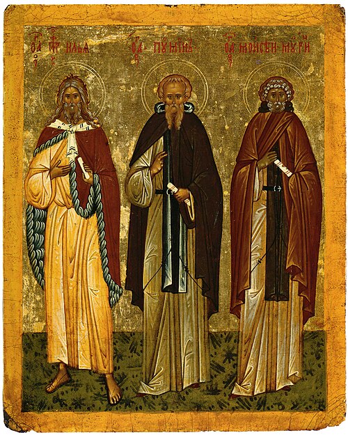Όσιος Μωυσής ο Αιθίοψ, δημιουργός: Unknown author, 15th Century