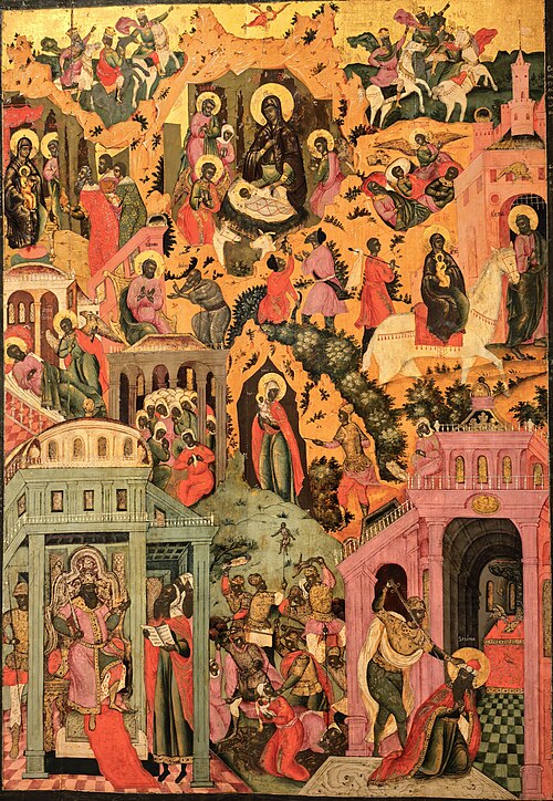 Nativity of Christ (Christmas), by Unknown author, первая четверть XVII