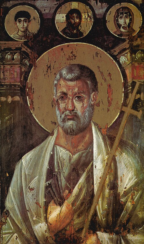 St. Peter the Apostle, by Unknown author, 7th century