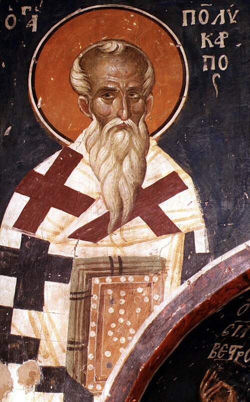 St. Polycarp of Smyrna (c. 69-155), by PravoslavnyChristianin, 2010-09-07