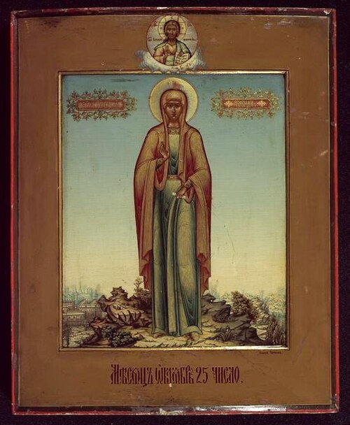 St. Tabitha of Joppa, by Osip Semenovich Chirikov, 19th century