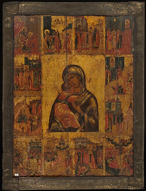 Theotokos (Mother of God), by anonymous, between 1750 and 1760